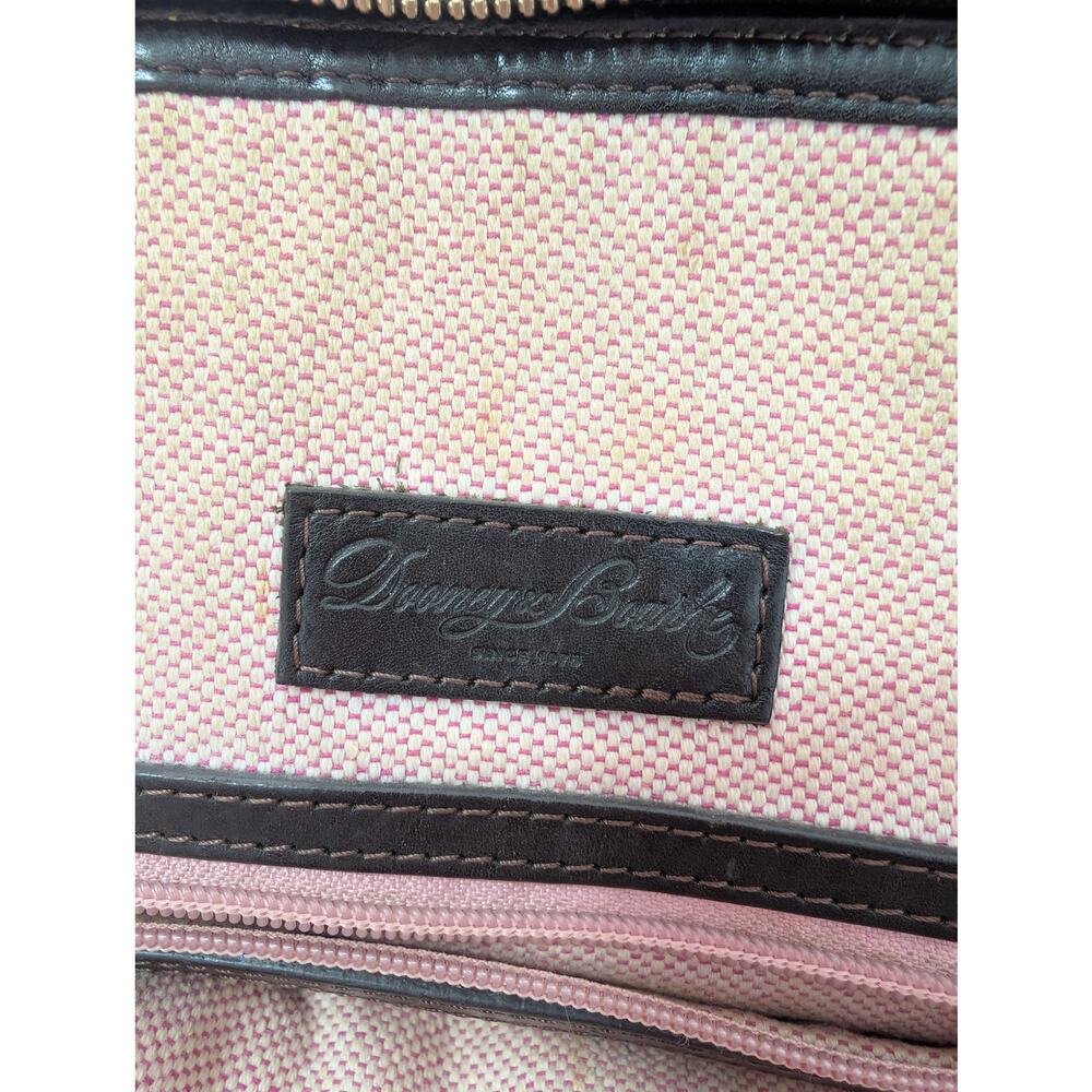 DOONEY & BOURKE! PECAN BROWN & GOLD CROC, BLACK GENUINE LEATHER BAG, PURSE! - Picture 12 of 13